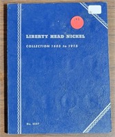 NICKEL COLLECTION BOOK W/ 9 COINS