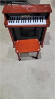 Child's piano and stool