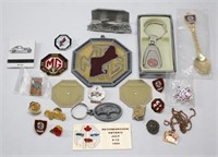 MG Car Pins, Key Chains, Card Holder, Spoon ++ Lot