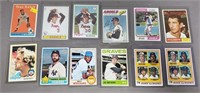12 Vintage Baseball Cards, Ryan, Brett, Kubek....