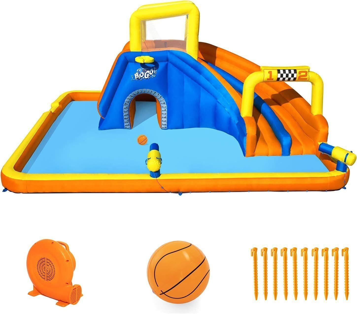 H2OGO! Kids Inflatable Water Park with Air Blower