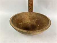 Primitive turned wood bowl 19th century