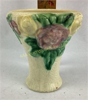 Early Roseville pottery vase small rim flake