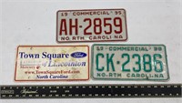 Group of Collectible License Plates