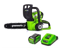 B338  Greenworks 12" Cordless Chainsaw, 40V