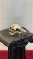Men’s Solid Silver Scull Ring