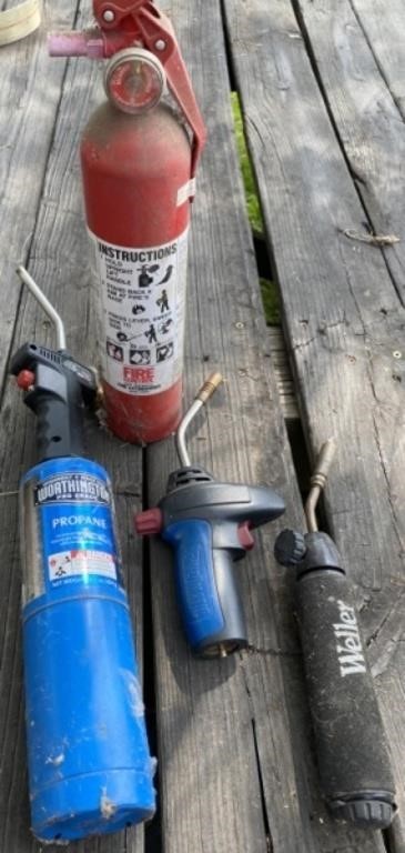 Propane Torches & Fire Extinguisher