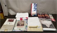 Lot of Mostly New Tablecloths & Napkins