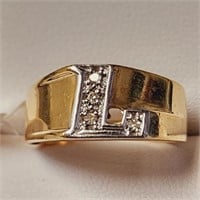 $3000 10K  Diamond(0.04ct) Ring