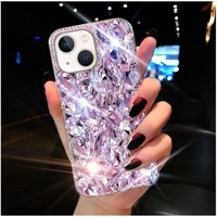 Cavdycidy for iPhone 14 Case for Women Shiny Luxur