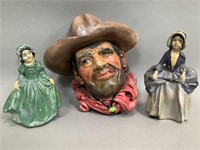 Vintage Chalk Ware Figurines