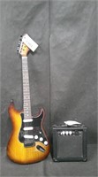 ELECTRIC GUITAR WITH AMPLIFIER
