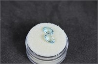 2.65 Ct. Oval Cut Aquamarine Gemstones