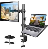 HUANUO, MONITOR AND LAPTOP MOUNT WITH TRAY FOR