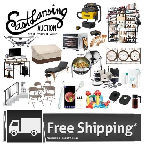East Lansing Auction - FREE US Shipping June 6th