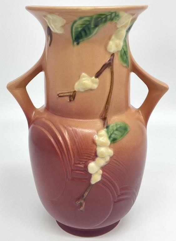 Roseville Pottery Snowberry Vase #IV2-10