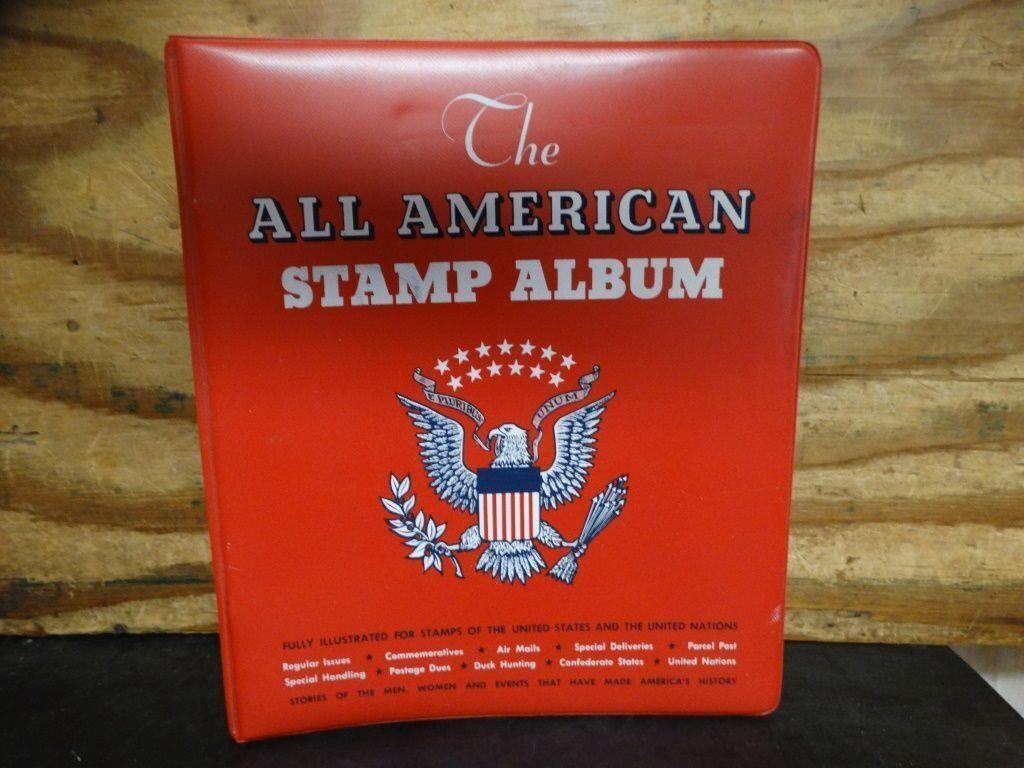 The America Stamp Album Without Stamps