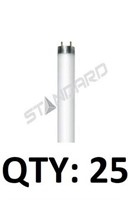 Case of 25 Standard Fluorescent Lamps - NEW $150