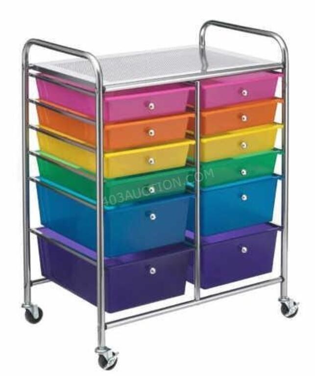 Simply Tidy 12 Drawer Rolling Cart - NEW $100