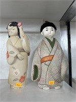 Kimekomi doll and lady figure
