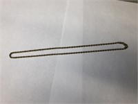 Gold Necklace Marked 14K Italy  11.73 Grams-Untest