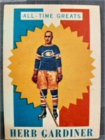 1960-61 Topps NHL Herb Gardiner Card #44