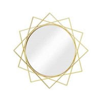 25x19 Gold Layered Square Decorative Mirror