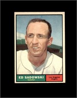 1961 Topps #163 Ed Sadowski EX-MT to NRMT+