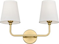 METWET Brushed Gold Bathroom Light Fixtures  VL837