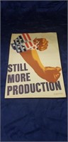 (1) WWII Era U.S. Poster (7"×10"/Paper)