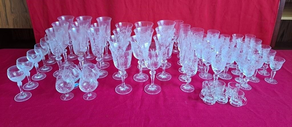 Large assortment of fancy glassware!