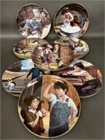 Jim Daly "Boys Will Be Boys" Danbury Mint Plates