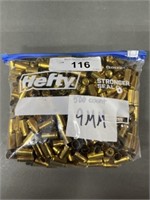 500ct 9mm Brass