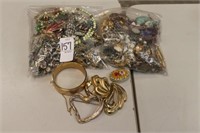 CHOICE OF BAGS OF COSTUME JEWELRY