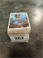 Set of 1981 Topps MLB player stickers