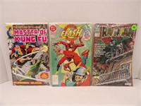 Lot of 3 Comics - Ragman #1, Master of Kung Fu