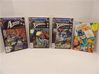 Lot of 4 Comics - Superman, Batman
