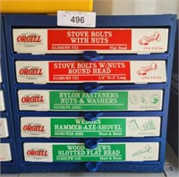 ORGILL STOVE BOLTS, WING NUTS, WEDGES, AND