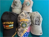 Variety of Military Caps