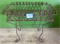 Wrought Iron Elevated Plant Stand