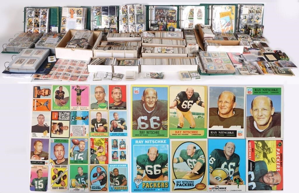 INCREDIBLE PACKERS FOOTBALL 10,000+ CARDS & MORE