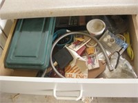 Contents In Left Utility Drawer In Garage