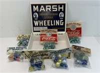 (7) BAGS OF MARBLES