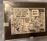 Framed Cartoon - Albuquerque Journal 2005 - See