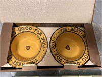 Two (2) Ceramic Bowls - The Best Is Not Too Good