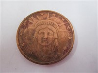 .999 TROY COPPER COIN