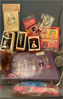 C7)Dolls: Barbie: Ornaments/Cards/Stamps/Dogs/Book