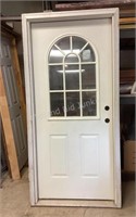 New 36"x80” Exterior Pre Hung Steel Door