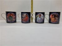 4 Star Trek Collectible Mugs