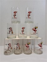 1981 BC Ice Age Character Glasses Arby's